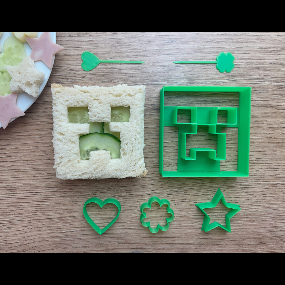Forma pentru sandwichuri Minecraft Creeper [2]