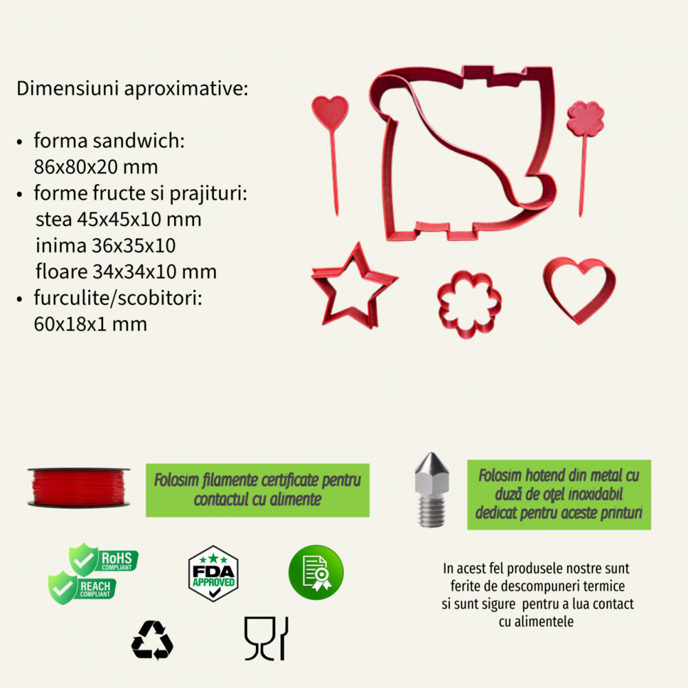 Forma pentru sandwichuri Dinozaur [7]