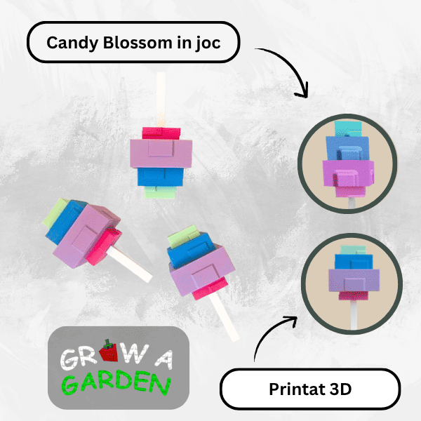 Fruct figurina Candy Blossom din Grow a Garden, Roblox [3]