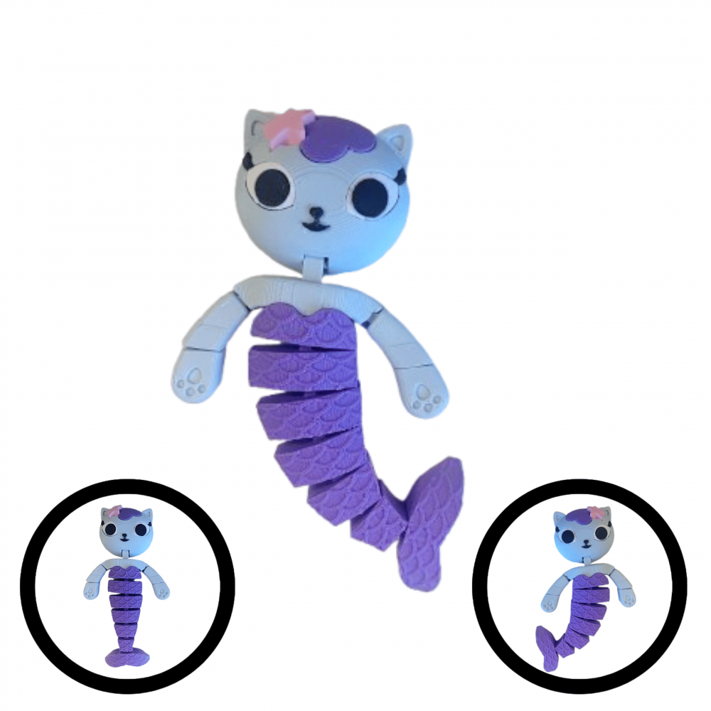 Gabby’s Dollhouse Mercat, figurina articulata tip fidget [1]