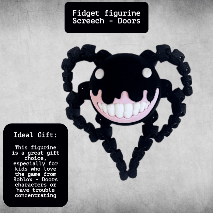 Screech, figurina articulata tip fidget Doors Roblox [6]