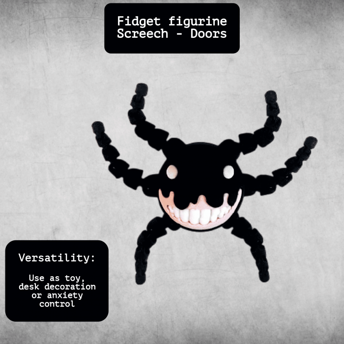 Screech, figurina articulata tip fidget Doors Roblox [7]