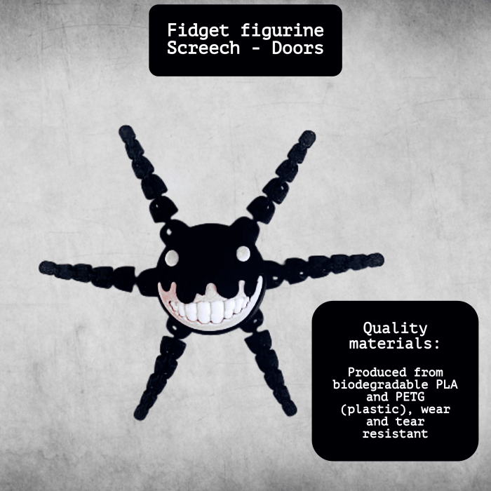 Screech, figurina articulata tip fidget Doors Roblox [4]