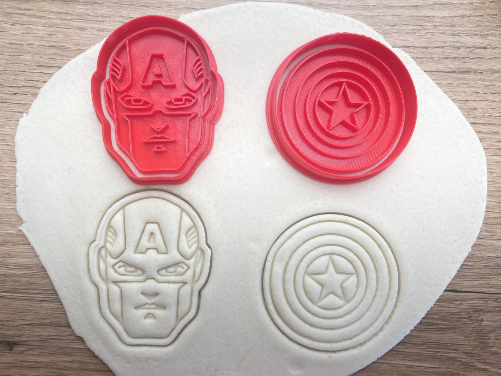 Set 2 forme de prajituri Captain America [4]