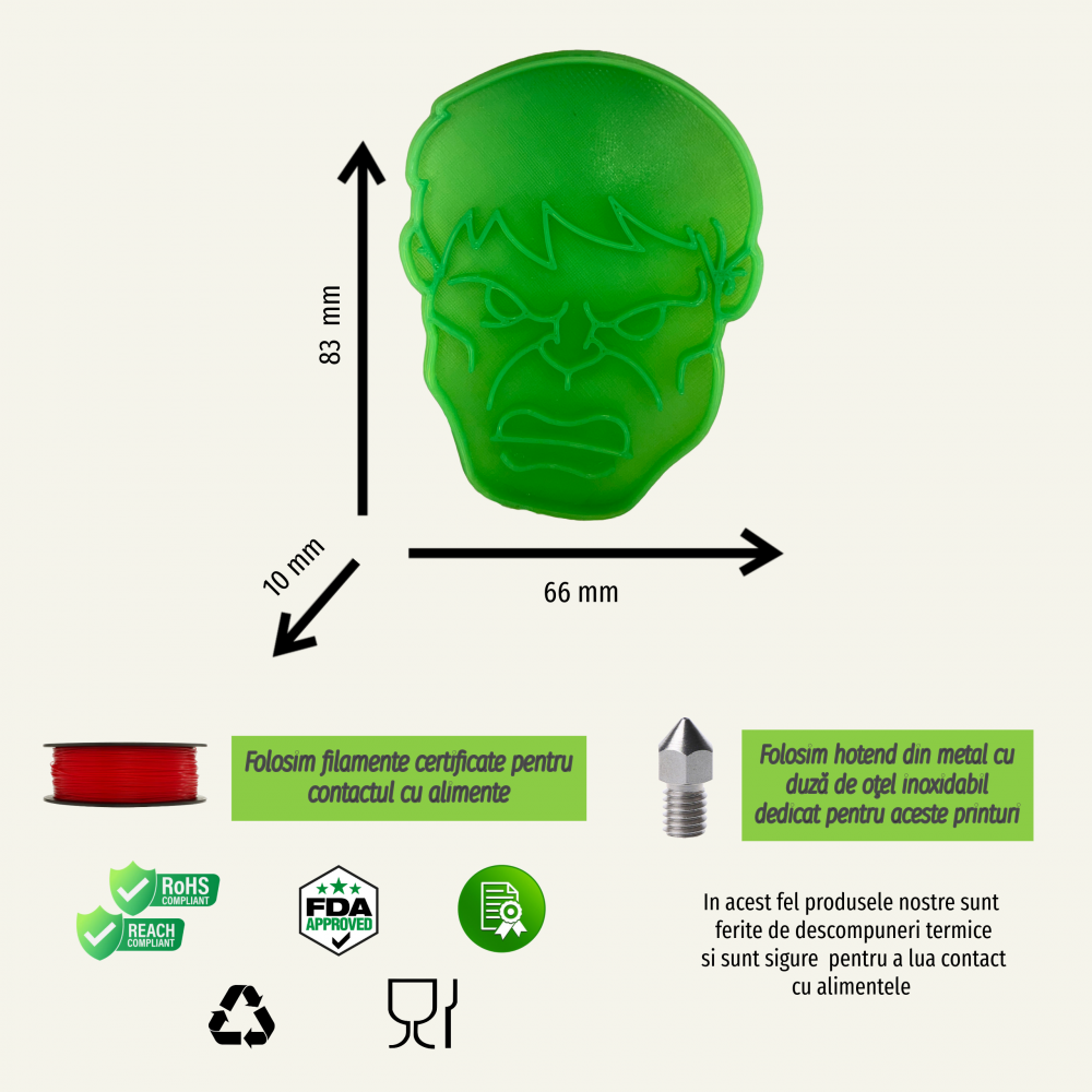 Forma de prajituri Hulk [4]