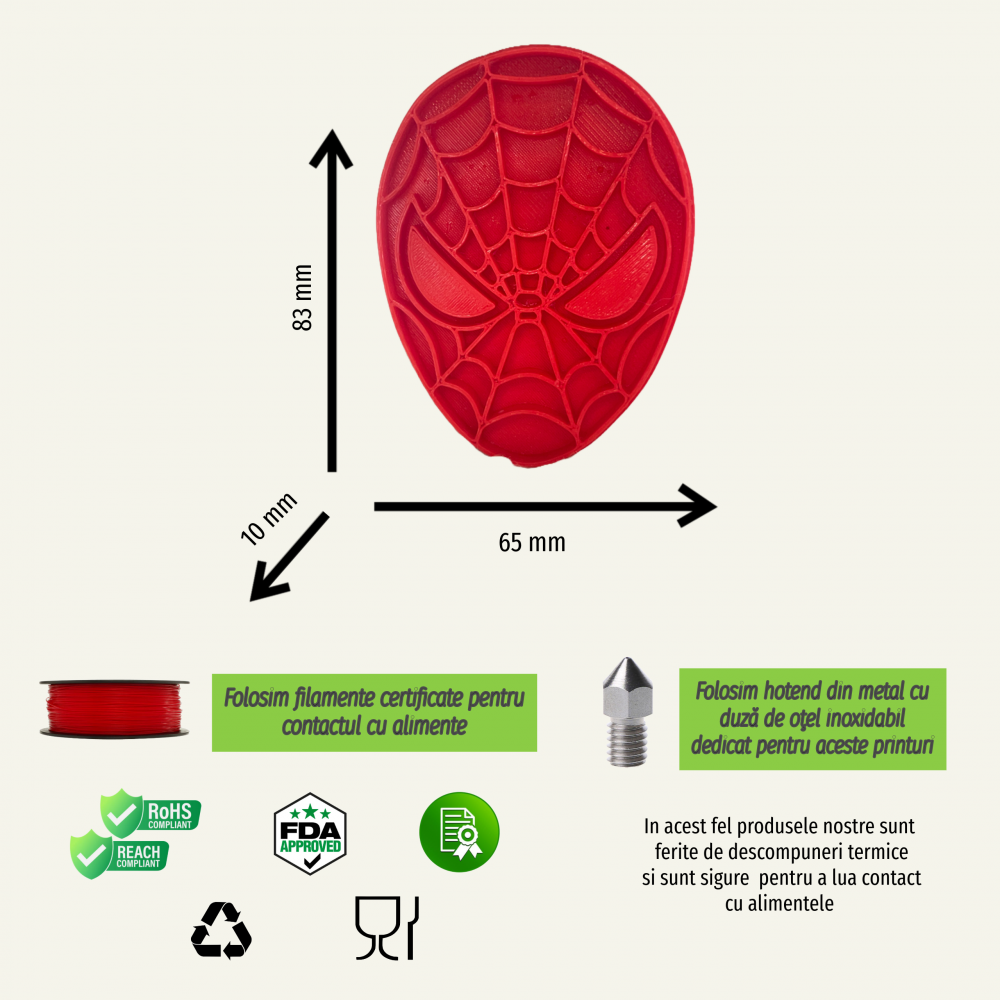 Set 2 forme de prajituri Spider Man [6]