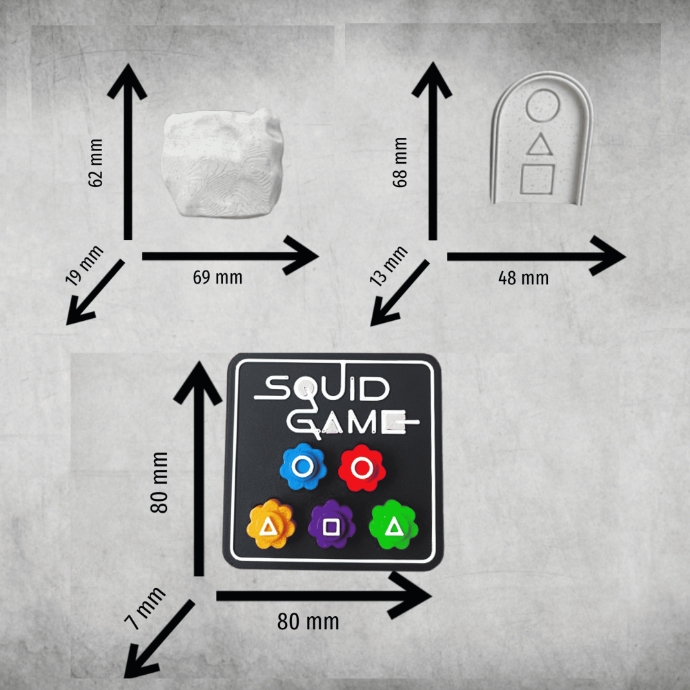 Set 2 jocuri coreene Squid Game: Gonggi si Biseokchigi - Flying Stone [5]