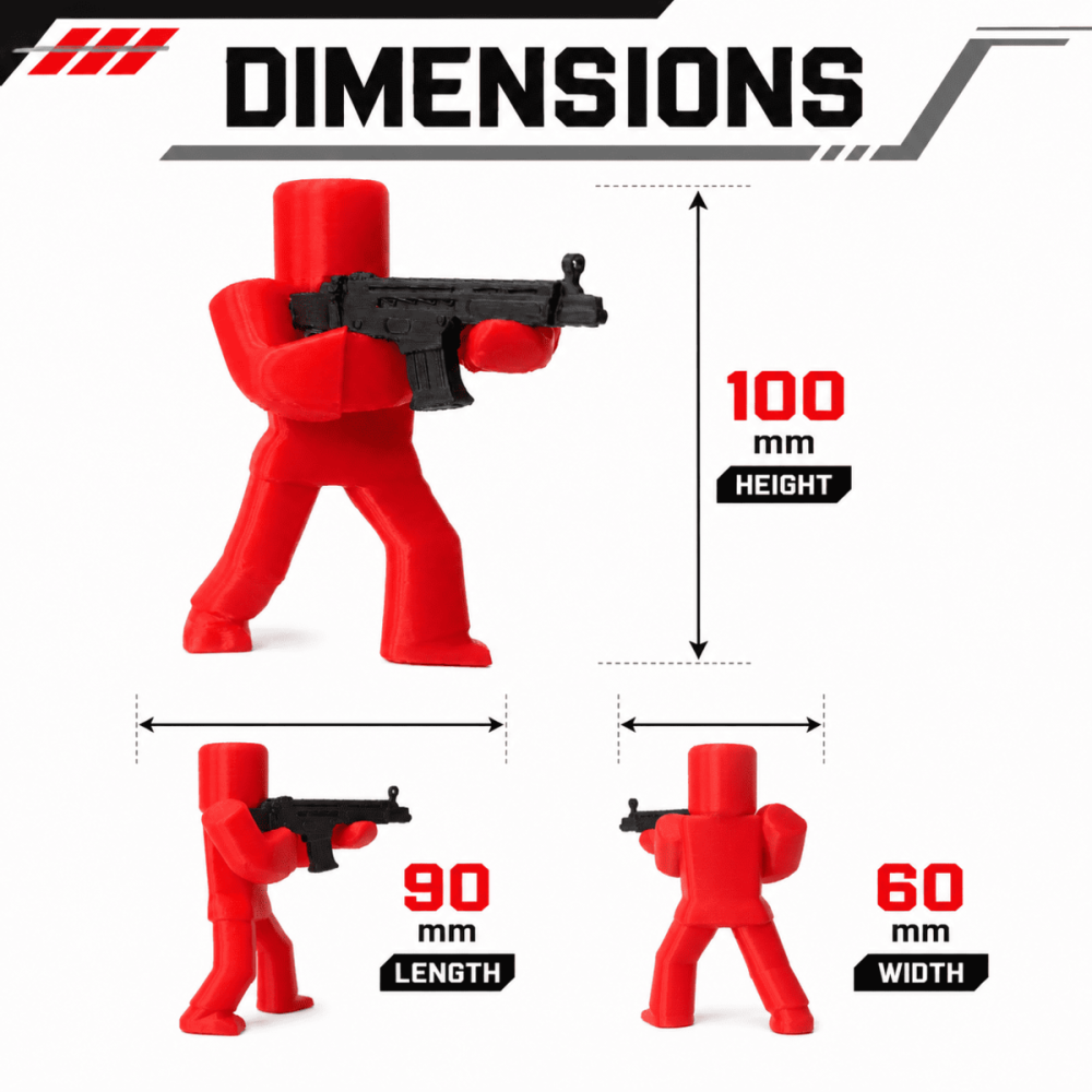 Figurina silueta rosie Rivals Roblox [4]