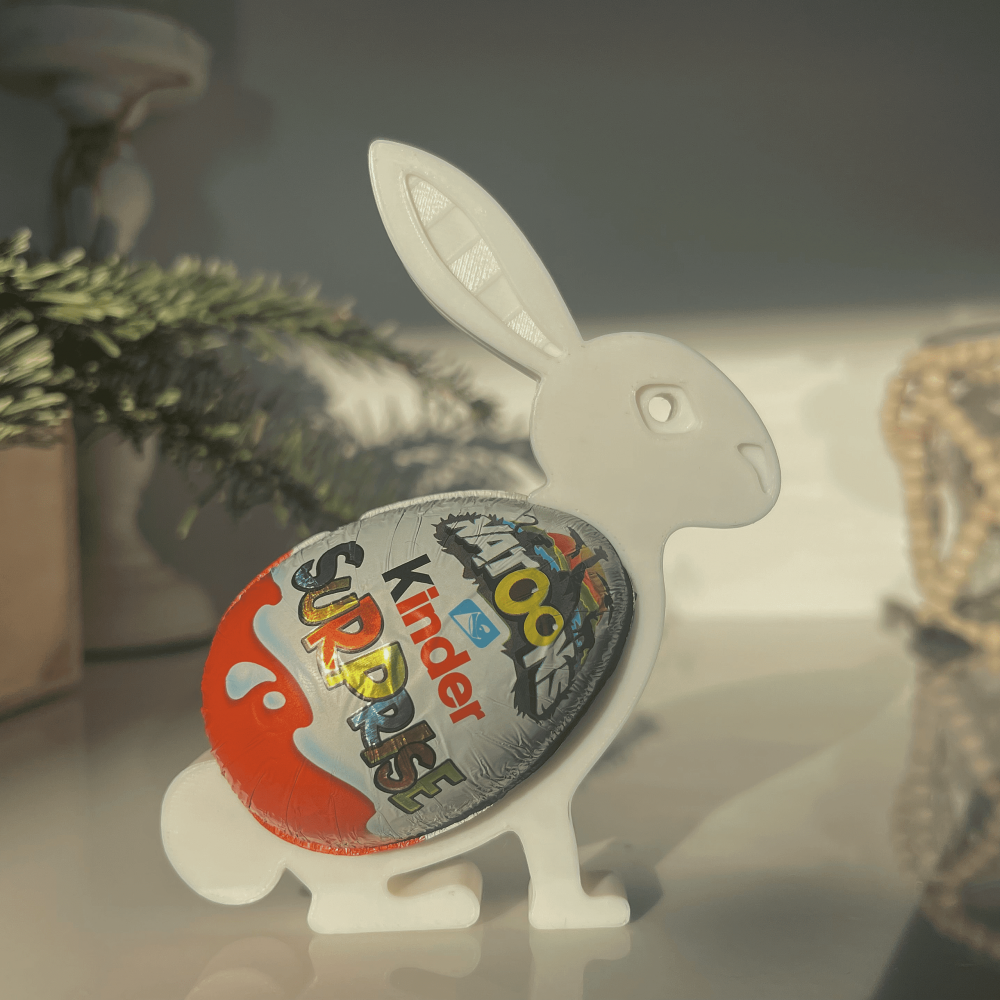 Suport pentru oua de ciocolata Kinder, iepuras [3]