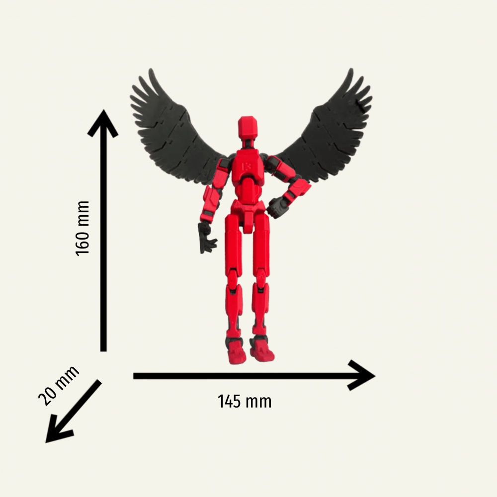 Titan 13, robot tip figurina articulata, cu accesorii si aripi [9]