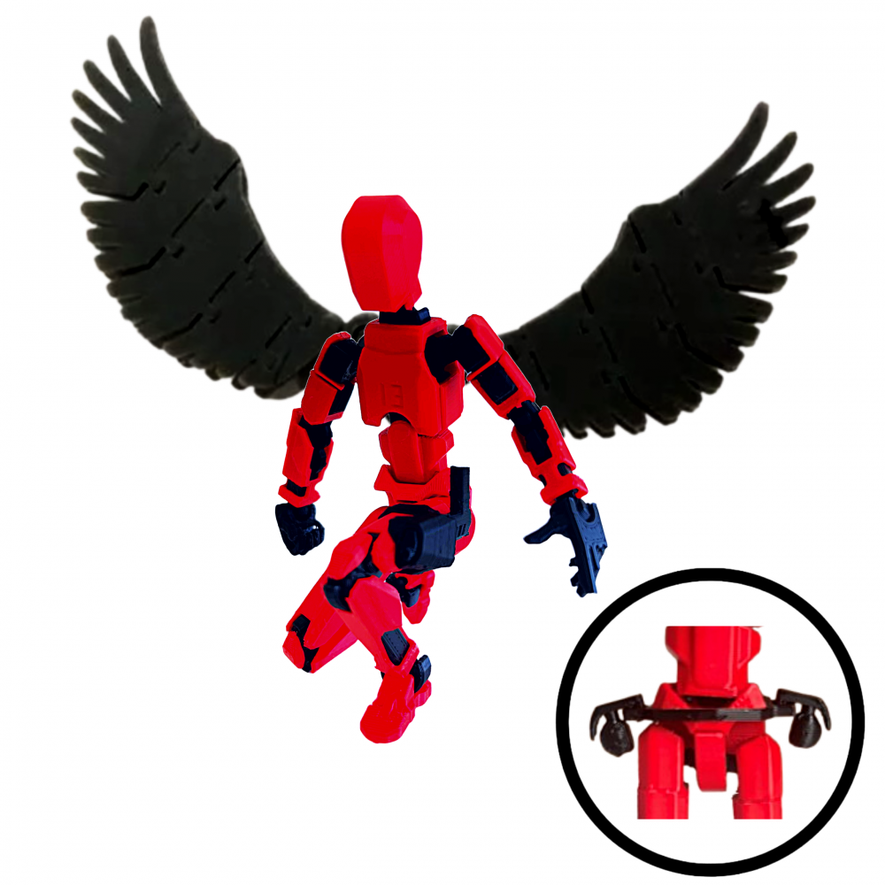 Titan 13, robot tip figurina articulata, cu accesorii si aripi [7]