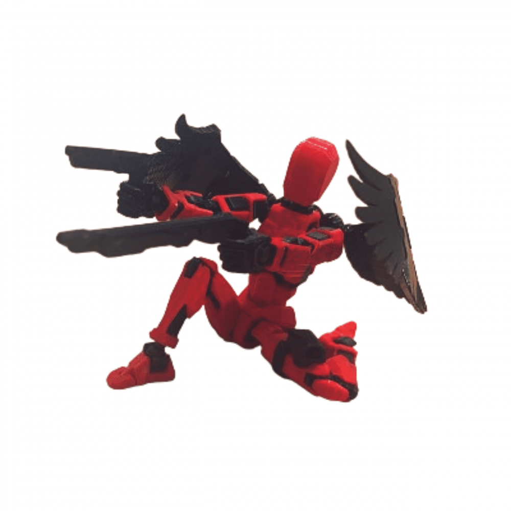 Titan 13, robot tip figurina articulata, cu accesorii si aripi [5]