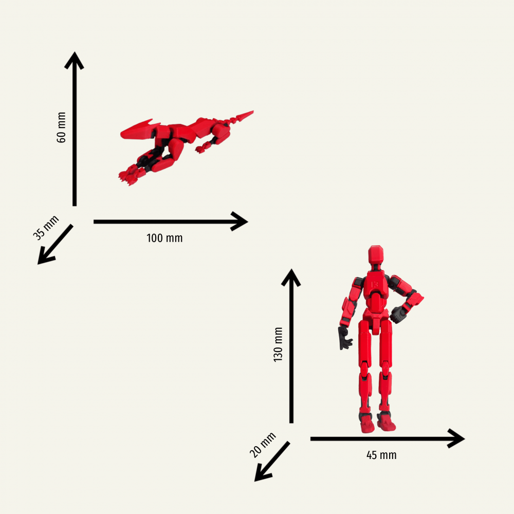 Set 2 figurine articulate robot Titan 13 si K9 caine/pisica cu accesorii [7]