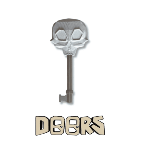 Doors - Accesoriu de colectie Skeleton Key, Cheie Doors Roblox