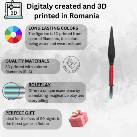 Arma Kunai din 99 nights in the forest , Roblox [2]