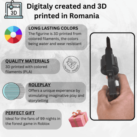 Arma Revolver din 99 nights in the forest , Roblox [3]