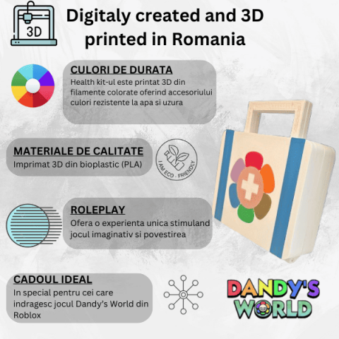 Health Kit Dandy’s World, Roblox – trusa medicala/cutie depozitare de colectie [1]