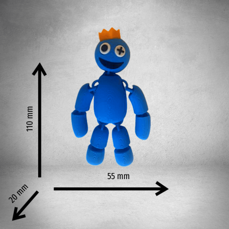 Blue, figurina articulata fidget Rainbow Friends, Roblox [6]