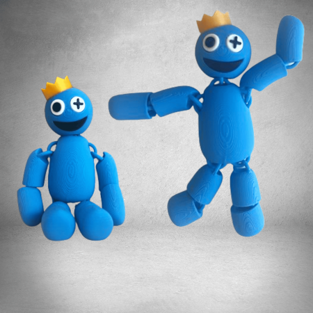 Blue, figurina articulata fidget Rainbow Friends, Roblox [2]