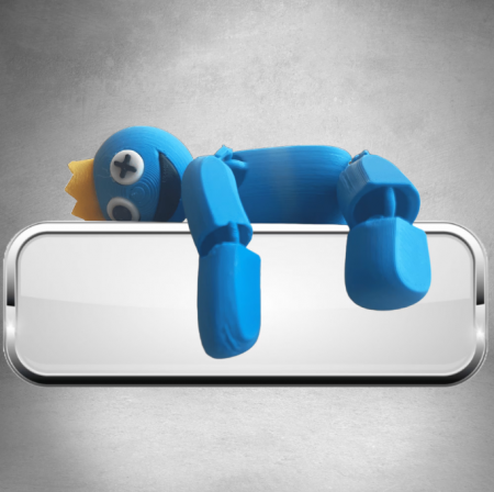 Blue, figurina articulata fidget Rainbow Friends, Roblox [3]