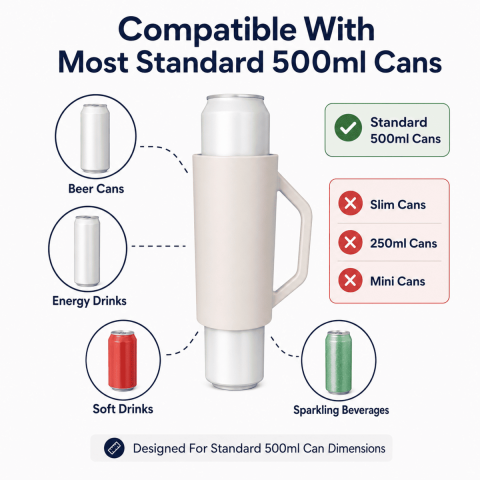 Halbă Reîncărcabilă pentru Doze de Bere 500 ml, Can Beer Refiller [2]