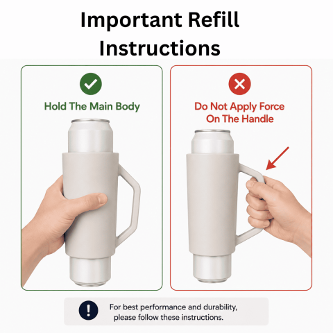 Halbă Reîncărcabilă pentru Doze de Bere 500 ml, Can Beer Refiller [5]
