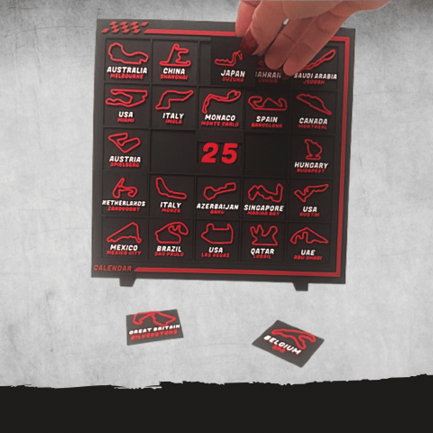 Calendar curse Formula 1, modular, cu support [3]