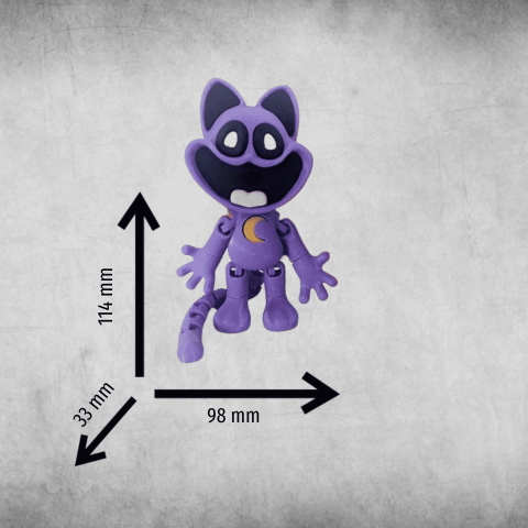 CatNap, figurina articulata tip fidget, Smiling Critters, Poppy Playtime – Roblox [3]