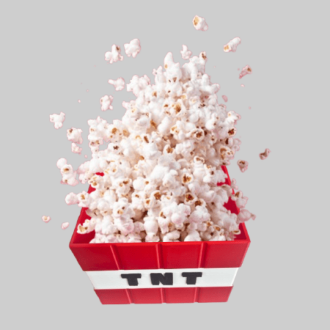 Cutie/bol decorativ TNT Minecraft personalizabil, pentru popcorn sau chipsuri, cu capac [5]