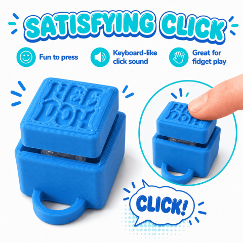 Fidget clicker interactiv Needoh albastru [1]