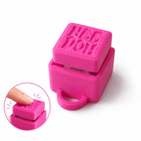 Trenduri - Fidget clicker interactiv Needoh roz