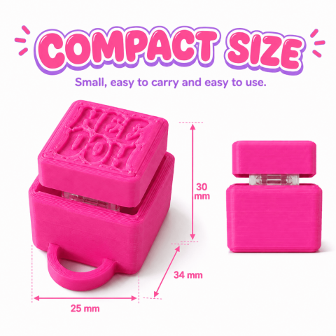 Fidget clicker interactiv Needoh roz [5]