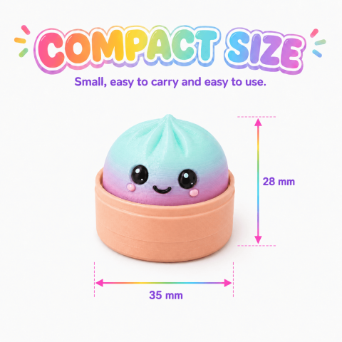 Fidget clicker interactiv Dumpling kawaii [5]