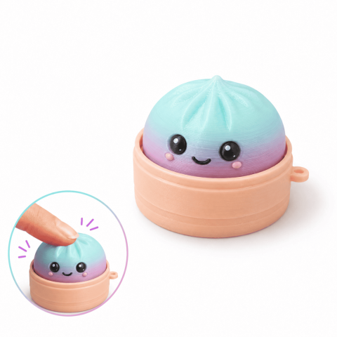 Trenduri - Fidget clicker interactiv Dumpling kawaii
