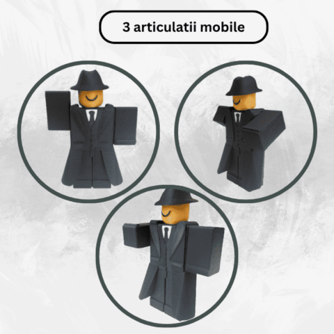 Figurina articulata Mafioso, skin coolkidd Forsaken, Roblox [1]