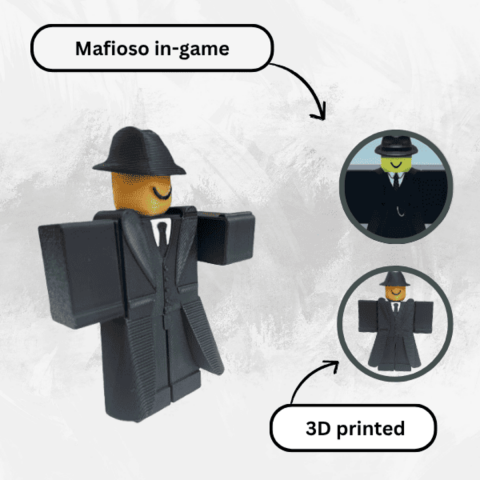 Figurina articulata Mafioso, skin coolkidd Forsaken, Roblox [3]