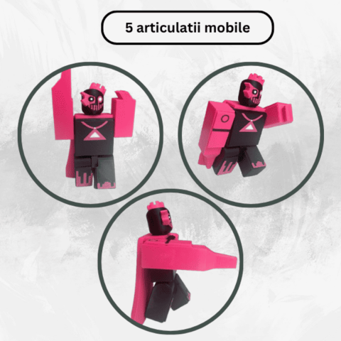 Figurina articulata Forsaken John Doe, skin Annihilation, Roblox [2]