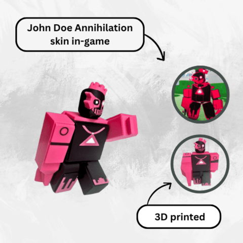 Figurina articulata Forsaken John Doe, skin Annihilation, Roblox [1]
