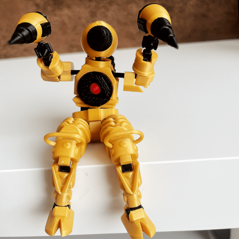 Figurina articulata, Titan Drillman, Skibidi Toilet, cu accesorii [5]