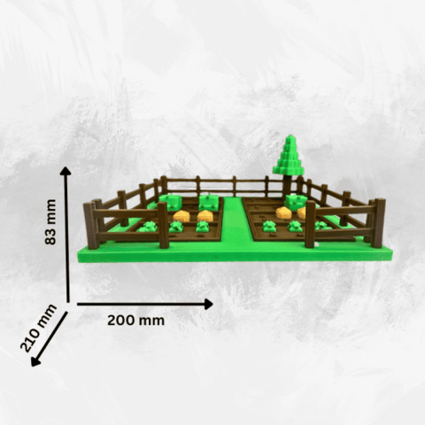 Set gradina din Grow a Garden, cu loturi si culturi de fructi, Roblox [4]