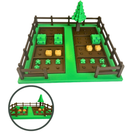 Grow A Garden - Set gradina din Grow a Garden, cu loturi si culturi de fructi, Roblox