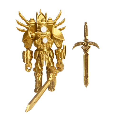 Skibidi Toilet - Figurina fidget, Upgraded Titan Clock Man, Skibidi Toilet, cu accesorii