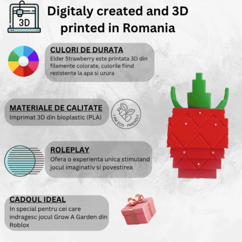 Figurina  Elder Strawberry din Grow a Garden, Roblox [1]