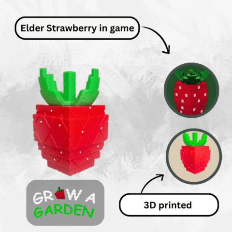 Figurina  Elder Strawberry din Grow a Garden, Roblox [2]