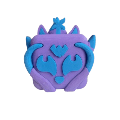 Blox Fruits - Figurina vulpe Kitsune, Blox Fruits, Roblox