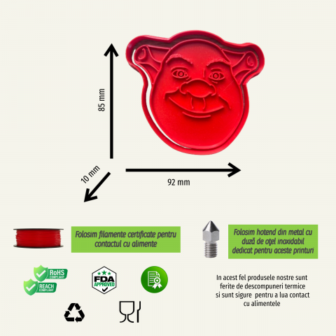 Forma de prajituri din filme - Shrek [5]