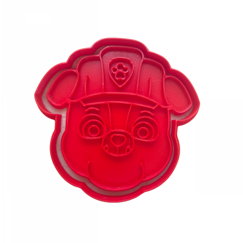 Filme - Forma de prajituri din filme - Rubble, Paw Patrol