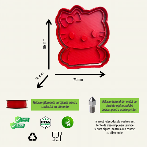 Forma de prajituri din desene - Hello Kitty [5]
