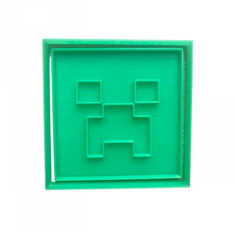 Personaje - Forma de prajituri din jocuri - Minecraft Creeper