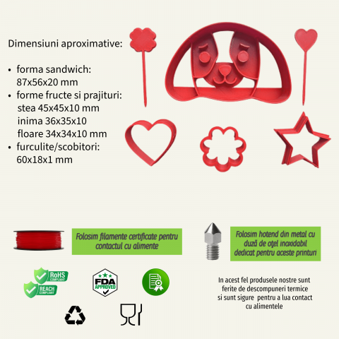 Forma pentru sandwichuri Catelus [5]